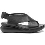 Dámske Kožené sandále Camper čiernej farby vo veľkosti 36 na leto 