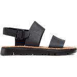 Dámske Kožené sandále Camper čiernej farby vo veľkosti 36 v zľave na leto 