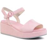 Dámske Kožené sandále Camper ružovej farby vo veľkosti 37 na leto 