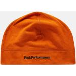 Dámske Beanie Peak Performance oranžovej farby z flisu 