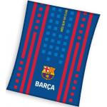 Deky carbotex červenej farby z polyesteru s motívom FC Barcelona 