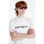 Pánske Tričká s krátkym rukávom Carhartt Carhartt Wip bielej farby vo veľkosti XXL 