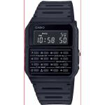 Náramkové hodinky Casio čiernej farby Kalendár s vodeodolnosťou 3 Bar 