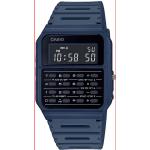 Náramkové hodinky Casio modrej farby Kalendár s vodeodolnosťou 3 Bar 