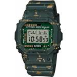 Náramkové hodinky Casio G-Shock zelenej farby Kalendár vhodné na potápanie s minerálnym sklíčkom s chronografickým displejom s vodeodolnosťou 20 Bar 