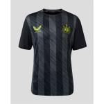Chlapčenské Detské tričká s krátkym rukávom Castore čiernej farby v klasickom štýle s motívom Newcastle United 
