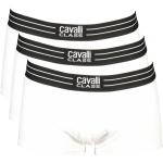 CAVALLI CLASS Perfektné Pánske Boxerky Biela