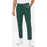 Pánske Cargo nohavice celio* zelenej farby s jednofarebným vzorom z bavlny vo veľkosti S v zľave 
