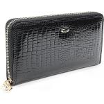 Čierna kožená luxusná dámska peňaženka Noelle New Berry