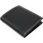 Pánske Kožené peňaženky čiernej farby v modernom štýle v zľave 