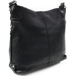 Dámske Crossbody kabelky mahel čiernej farby v modernom štýle na zips v zľave 