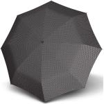 Dámske Dáždniky čiernej farby v elegantnom štýle s bodkovaným vzorom v zľave 
