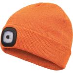 Pánske Zimné čiapky oranžovej farby z akrylového vlákna 