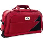 Červená cestovná taška na kolieskach "Pocket" - veľ. S, M, L, XL