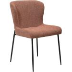 Jedálenské stoličky DAN-FORM Denmark červenej farby v modernom štýle z kovu 
