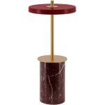 Stolové lampy Umage červenej farby v minimalistickom štýle z mramoru 