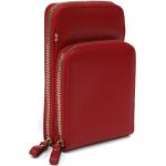 Dámske Elegantné kabelky new berry červenej farby v elegantnom štýle z polyuretánu v zľave 