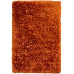 Rohože think rugs oranžovej farby s jednofarebným vzorom z mikrovlákna v zľave 