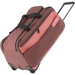 Cestovné tašky na kolieskach Travelite ružovej farby v modernom štýle na zips objem 61 l 