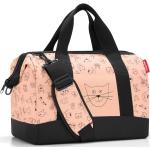 Chlapčenské Cestovné tašky Reisenthel ružovej farby s kvetinovým vzorom z polyesteru 