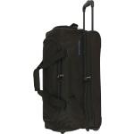 Cestovné tašky na kolieskach Travelite Basics striebrošedej farby z hliníka na zips objem 98 l 