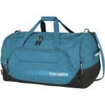 Cestovné tašky Travelite Kick Off tyrkysovej farby v modernom štýle na zips objem 73 l 