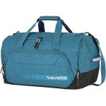 Cestovné tašky Travelite Kick Off tyrkysovej farby v modernom štýle na zips objem 45 l 