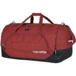 Cestovné tašky Travelite Kick Off červenej farby v modernom štýle na zips objem 23 l 
