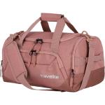 Cestovné tašky Travelite Kick Off ružovej farby v modernom štýle na zips objem 23 l 