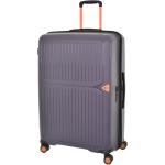 Veľké cestovné kufre Dielle atracítovej farby v modernom štýle z plastu integrovaný zámok objem 114 l 