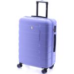 Stredné cestovné kufre fialovej farby v elegantnom štýle z plastu integrovaný zámok objem 69 l 