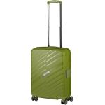 Malé cestovné kufre March zelenej farby v modernom štýle z plastu integrovaný zámok objem 38 l 