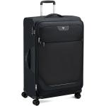 Veľké cestovné kufre Roncato čiernej farby z tkaniny na zips integrovaný zámok objem 98 l 