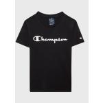 Detské tričká Champion čiernej farby z bavlny v zľave 