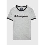Detské tričká Champion sivej farby z bavlny v zľave 