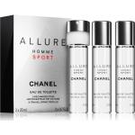 Chanel Allure Homme Sport toaletná voda pre mužov 3 x 20 ml