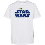 Chlapčenské Detské tričká s krátkym rukávom bielej farby s motívom Star Wars v zľave 