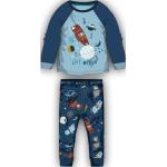 Chlapčenské Detské pyžamá Pidilidi do 18 mesiacov s okrúhlym výstrihom s dlhými rukávmi 