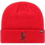 Zimné čiapky červenej farby Onesize s motívom FC Liverpool v zľave 