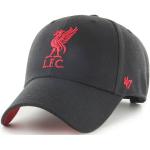 Čiapka 47brand Epl Liverpool FC čierna farba, s nášivkou, EPL-BLPMS04WBP-BK