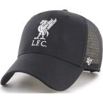 Čiapka 47brand EPL Liverpool FC čierna farba, s nášivkou, EPL-BRANS04CTP-BKA
