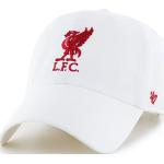 Čiapka 47brand Epl Liverpool FC biela farba, s nášivkou, EPL-RGW04GWS-WHA