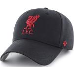 Čiapka 47brand EPL Liverpool FC čierna farba, s nášivkou, EPL-RAC04CTP-BK
