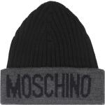 Pánske Designer Zimné čiapky Moschino čiernej farby v zľave 