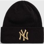 Pánske Čiapky NEW ERA čiernej farby z akrylového vlákna Onesize s motívom New York Yankees 