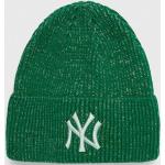 Pánske Čiapky NEW ERA zelenej farby z akrylového vlákna Onesize s motívom New York Yankees 