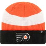 Zimné čiapky oranžovej farby z bavlny Onesize s motívom Philadelphia Flyers 
