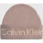 Dámske Designer Čiapky Calvin Klein béžovej farby z viskózy Onesize 