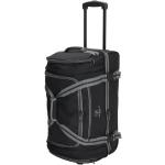 Pánske Cestovné tašky na kolieskach čiernej farby z polyesteru v zľave 