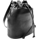 Dámske Elegantné kabelky arwel čiernej farby v elegantnom štýle z kože v zľave 